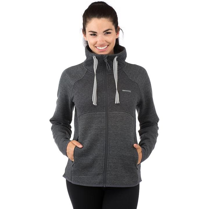 Women's Avalanche Volcan Hybrid Melange Jacket, Size: Large, Dark Grey
