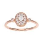 Lc Lauren Conrad 10k Gold 1/7 Carat T.w. Diamond Ring, Women's, Size: 8, White