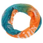 Women's Forever Collectibles Miami Dolphins Gradient Infinity Scarf, Multicolor