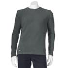 Men's Heat Holders Microfleece Base Layer Performance Crewneck Tee, Size: Medium, Grey (charcoal)