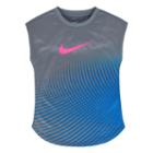 Girls 4-6x Nike Dri-fit Dotted Tee, Girl's, Size: 4, Grey Other