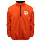 Adult Franchise Club Clemson Tigers Clima Quarter-zip Jacket, Adult Unisex, Size: Medium, Orange