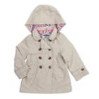 Girls 4-8 Oshkosh B'gosh&reg; Midweight Trench Coat, Size: 4, Lt Brown