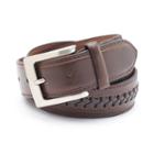 Men's Izod Center Lace Belt, Size: 36, Brown
