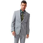 Men's Haggar&reg; Straight-fit Suit Jacket, Size: 36 Short, Light Grey