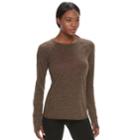 Women's Tek Gear&reg; Raglan Long Sleeve Tee, Size: Medium, Dark Green