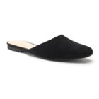 Lc Lauren Conrad Malva Women's Velvet Mules, Size: Medium (7.5), Black