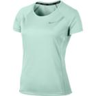 Women's Nike Dry Miler Mesh Running Top, Size: Small, Green Oth