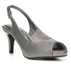 Lifestride Teller Women's Slingback Dress Heels, Size: Medium (6), Grey
