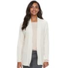 Women's Sonoma Goods For Life&trade; Chenille Cardigan, Size: Medium, White Oth
