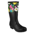 London Fog Telly Women's Waterproof Rain Boots, Size: 10, Black