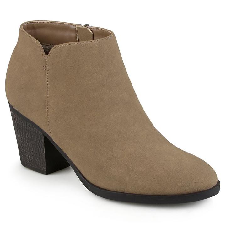 Journee Collection Desie Women's Ankle Boots, Girl's, Size: Medium (6.5), Brown