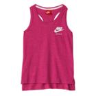 Girls 7-16 Nike Vented Hem Nep Racerback Tank Top, Size: Medium, Dark Red