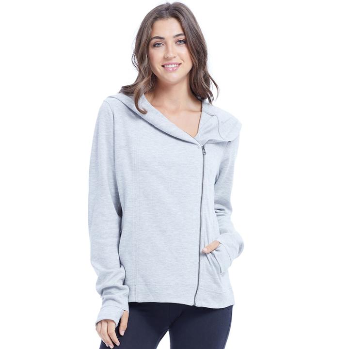 Women's Balance Collection Gloria Thumb Hole Jacket, Size: Large, Grey