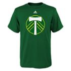 Boy's 8-20 Adidas Portland Timbers Logo Tee, Size: S 8, Green