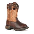 Lil Durango Full Grain Raindrop Boys' 8-in. Cowboy Boots, Boy's, Size: 5, Brown
