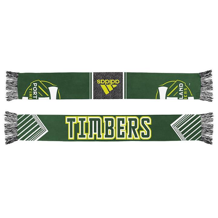 Adult Adidas Portland Timbers Authentic Draft Scarf, Green