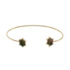 Lc Lauren Conrad Green Stone Cuff Bracelet, Women's