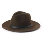 Peter Grimm, Women's Caspian Wool Panama Hat, Brown