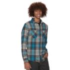 Men's Urban Pipeline&reg; Plaid Flannel Shirt, Size: Medium, Blue (navy)