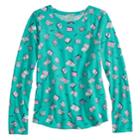 Girls 7-16 & Plus Size So&reg; Long Sleeve Core Tee, Size: 20 1/2, Light Blue