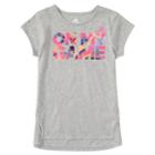 Girls 4-6x Adidas On My Game Graphic Tee, Size: 6x, Grey