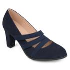 Journee Collection Loren Women's High Heels, Size: 5.5 Med, Blue (navy)