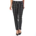 Women's Apt. 9&reg; Plaid Skinny Ankle Dress Pants, Size: 10, Ovrfl Oth
