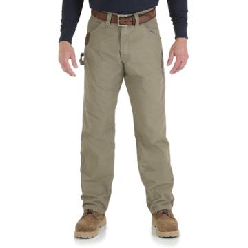 Men's Wrangler Riggs Workwear Relaxed-fit Carpenter Pants, Size: 40x32, Beig/green (beig/khaki)