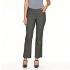 Petite Apt. 9&reg; Bootcut Dress Pants, Women's, Size: 12p-short, Black