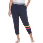 Juniors' Plus Size So&reg; Beach Squad Crop Jogger Pants, Size: 3xl, Blue