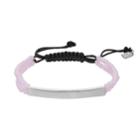 Simply Vera Vera Wang Bar Link Beaded Slipknot Bracelet, Women's, Pink