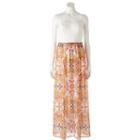 Juniors' Lily Rose Lace Sweetheart Maxi Dress, Girl's, Size: Xl, White Oth