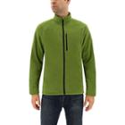 Men's Adidas Reachout Performance Fleece Jacket, Size: Large, Med Green