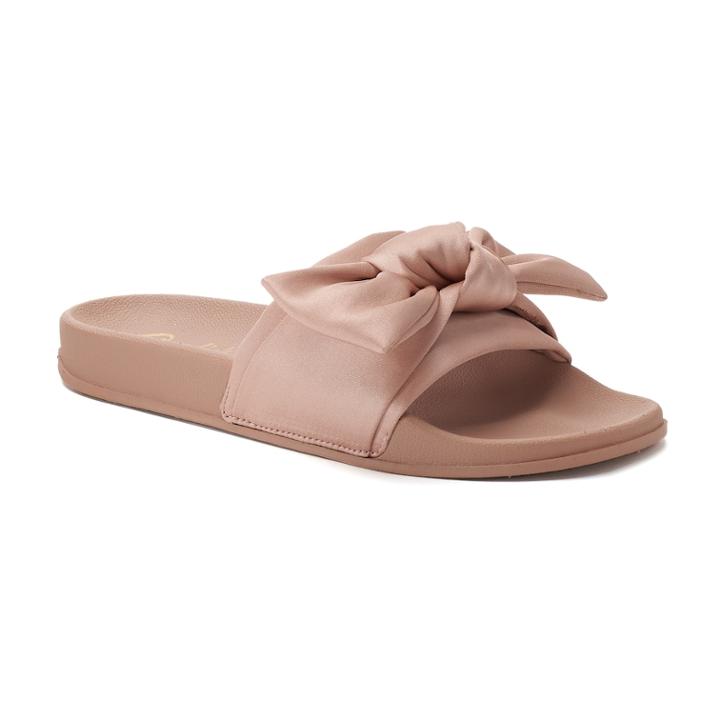 Candie's&reg; Stunning Women's Slide Sandals, Size: Medium (6), Lt Beige