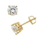 18k Gold 1/2-ct. T.w. Ideal-cut Igl Certified Diamond Stud Earrings, Women's, White