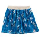 Girls 4-12 Sonoma Goods For Life&trade; Printed Woven Pleated Skort, Girl's, Size: 7, Blue