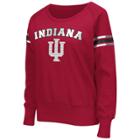 Women's Campus Heritage Indiana Hoosiers Wiggin' Fleece Sweatshirt, Size: Small, Dark Red