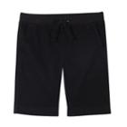 Boys 4-18 Chaps Knit-waist Shorts, Size: 8, Black