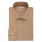 Big & Tall Van Heusen Regular-fit Flex Collar Pincord Wrinkle-free Dress Shirt, Men's, Size: 18.5-32/33, Med Orange