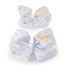Girls 4-16 Jojo Siwa Unicorn & Rhinestone Bow & Doll Bow Set, Multicolor