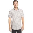 Big & Tall Van Heusen Classic-fit Leaf Button-down Shirt, Men's, Size: L Tall, Med Beige