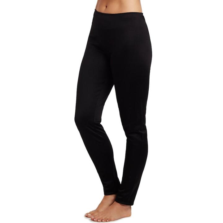 Women's Cuddl Duds Climatesmart Leggings, Size: Txl , Black