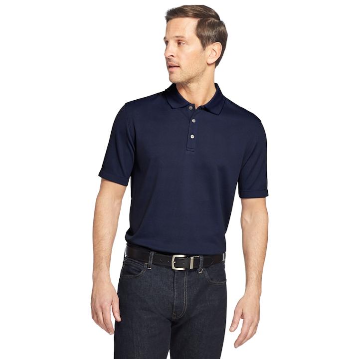 Men's Van Heusen Air Classic-fit Performance Polo, Size: Xxl, Blue
