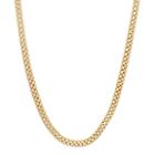 14k Gold Over Silver Popcorn Chain Necklace - 16 In, Women's, Size: 16, Yellow