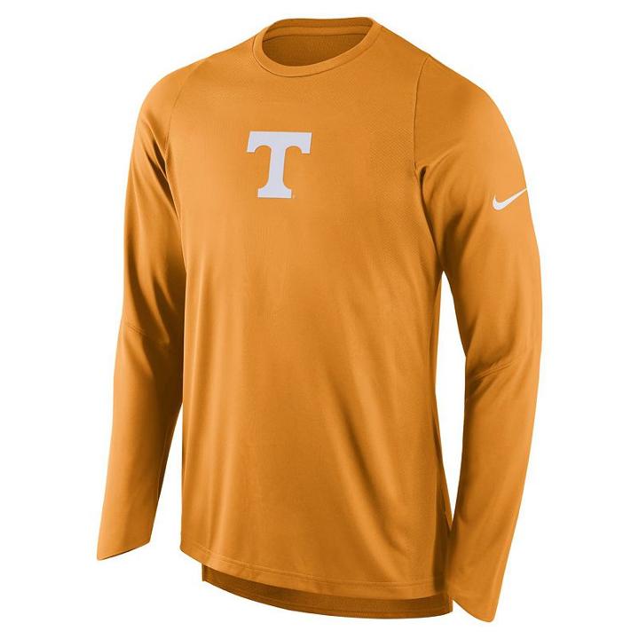 Men's Nike Tennessee Volunteers Elite Shooter Long-sleeve Tee, Size: Xxl, Orange