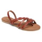 Sonoma Goods For Life&trade; Women's Braided Flip-flops, Size: Large, Med Brown