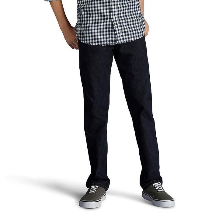 Boys 8-20 Lee Slim Straight-leg Jeans, Size: 18, Blue Other