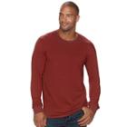 Big & Tall Sonoma Goods For Life&trade; Flexwear Slim-fit Stretch Crewneck Tee, Men's, Size: M Tall, Med Red