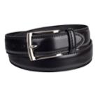 Men's Dockers&reg; Leather Edge Double Stitch Belt, Size: 36, Black
